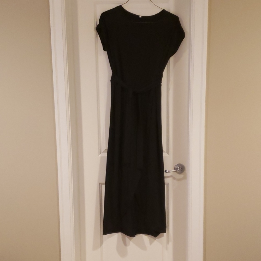 Tulip hem midi dress